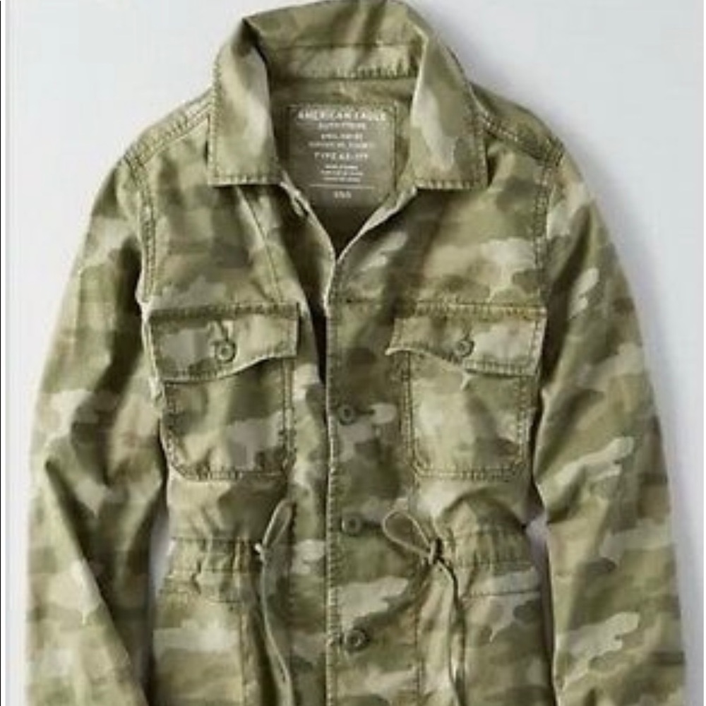 New American Eagle camouflage jacket XS